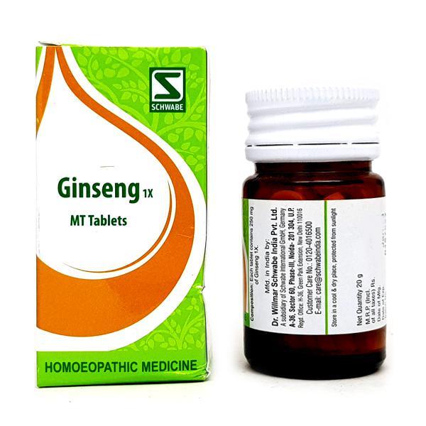 Netmeds | Dr. Willmar Schwabe Ginseng 1X Tablet 20 gm
