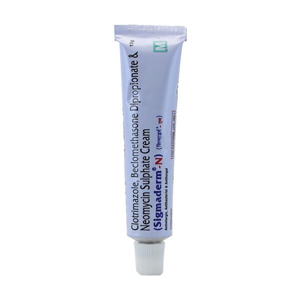 SIGMADERM N Cream 15gm - Fungal Infections-Taa