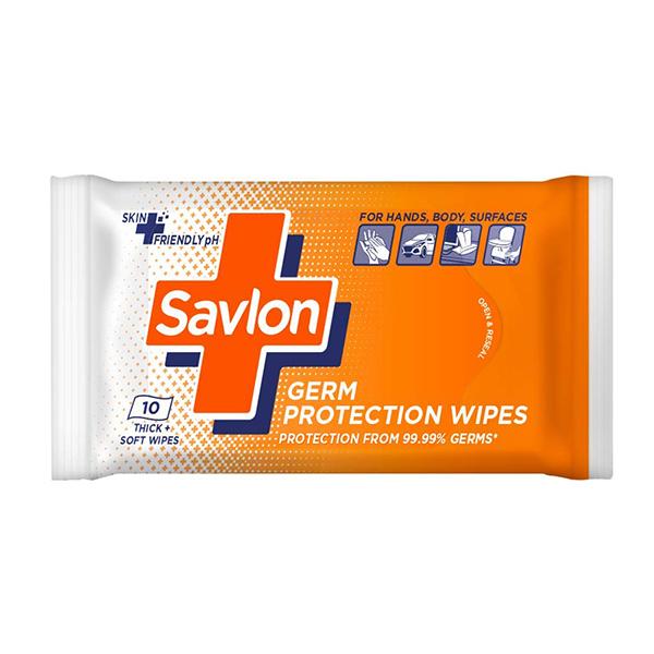 Netmeds | Savlon Germ Protection Wipes 10's