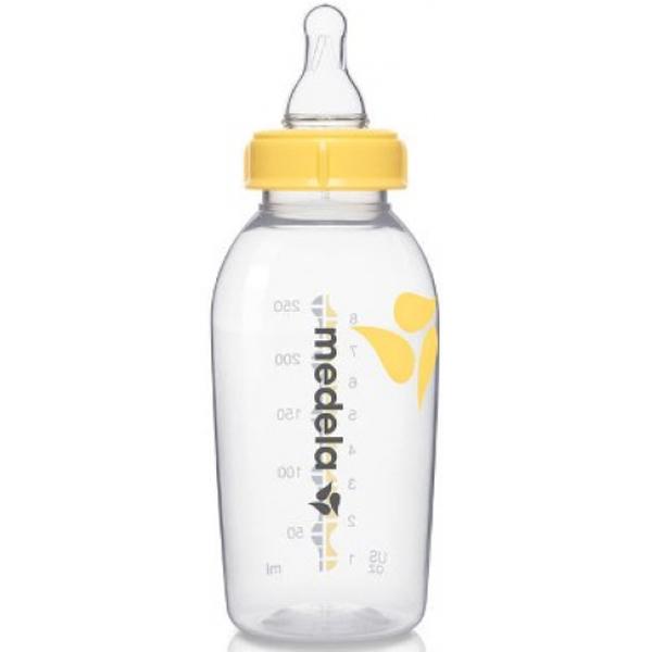 Medela Breastmilk Teat Bottle (Medium Flow) 250 ml - Feeding & Nursing
