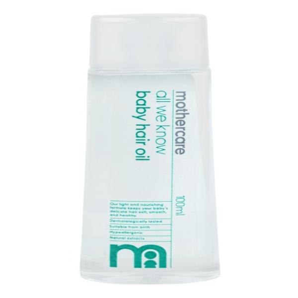 Netmeds | Mothercare All We Know Baby Hair Oil 100 ml