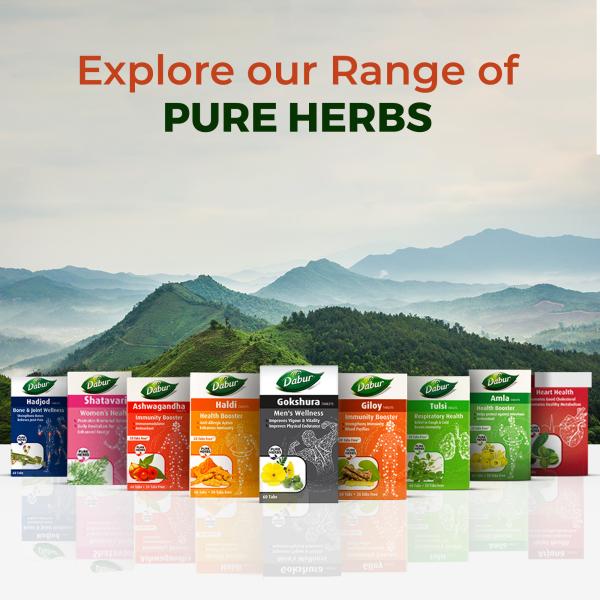 Dabur Ashwagandha Tablets 60's (Free 20's Tablets) - Ashwagandha