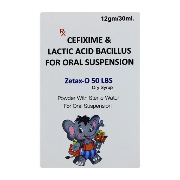 ZETAX O 50 LBS Dry Syrup 30ml - Bacterial Infections-Cep