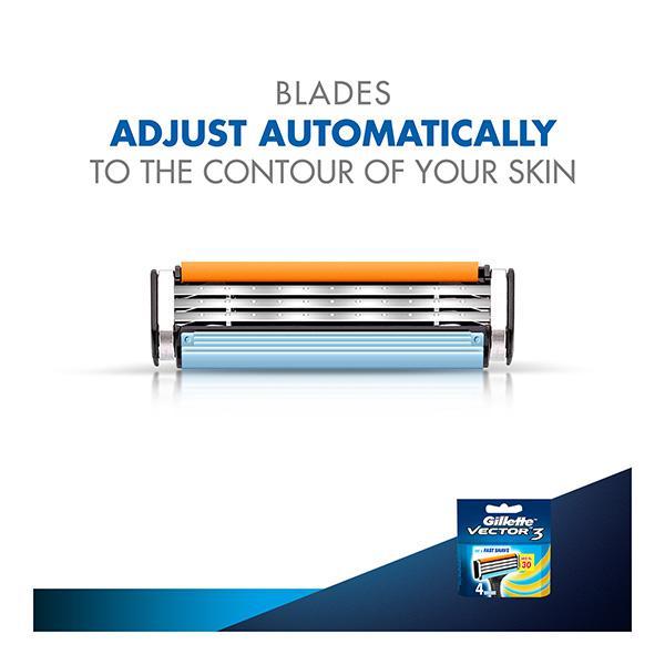 Gillette Vector 3 Cartridges 4's - Shavers