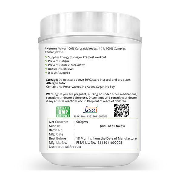 Natures Velvet 100 % Carbs Powder 1000 gm - Health Products