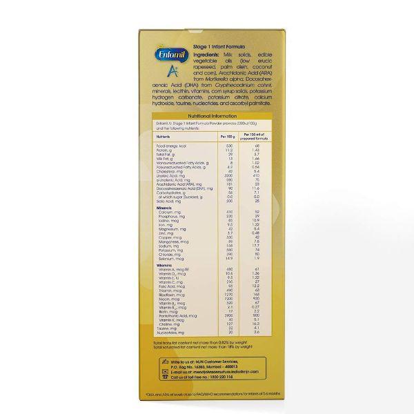 Enfamil Infant Formula - A+ Stage 1 (0 - 6 Months) 800 gm - Baby And Infant Supplements