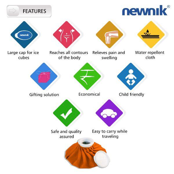 Newnik Cool Pack/Ice Bag (IC900) - Brown - Hot Pack/Ice Bag