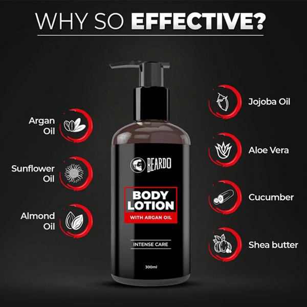 Beardo Body Lotion - Argan Oil 300 ml - Lotions & Creams