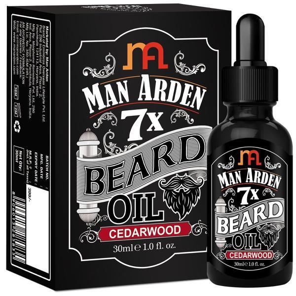 Netmeds | Man Arden 7X Beard Oil - Cedarwood 30 ml