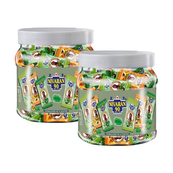 Nivaran 90 Cough Cure Lozenges Jar (Pack of 2 X 100) 1's - Speciality Medicines