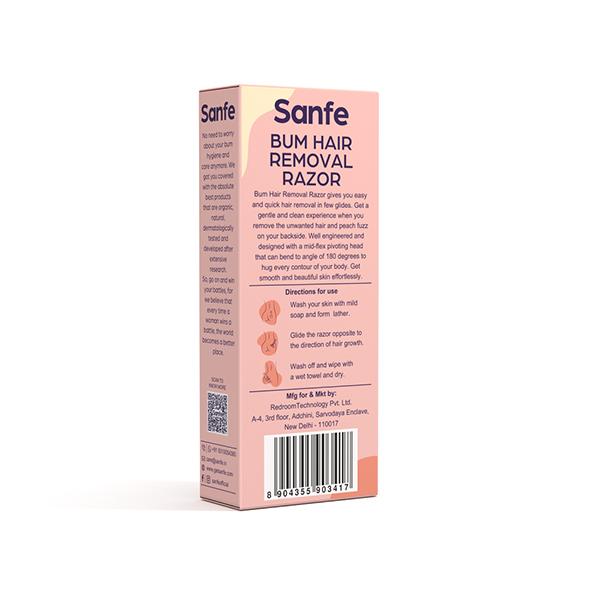 Sanfe Bum Hair Removal Razor 1's - Shaving & Hair Removal
