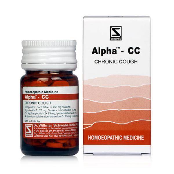 Netmeds | Dr. Willmar Schwabe Alpha - Chronic Cough Tablet 20 gm