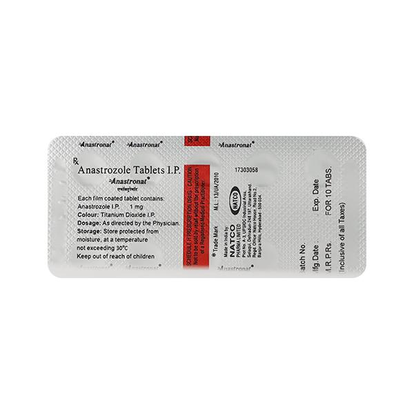 ANASTRONAT 1mg Tablet 10's - Cancer Oncology-Hor