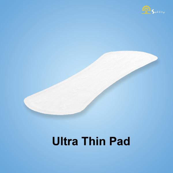 Saffty Ultra Thin Sanitary Pads 320 MM with Dry Cover and Wings (XXL) 40's - Sanitary Napkins
