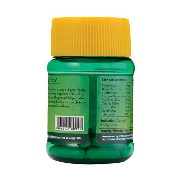Dr.Vaidya's Gasoherb Capsule (Pack of 2 x 30's) - Digestive Care
