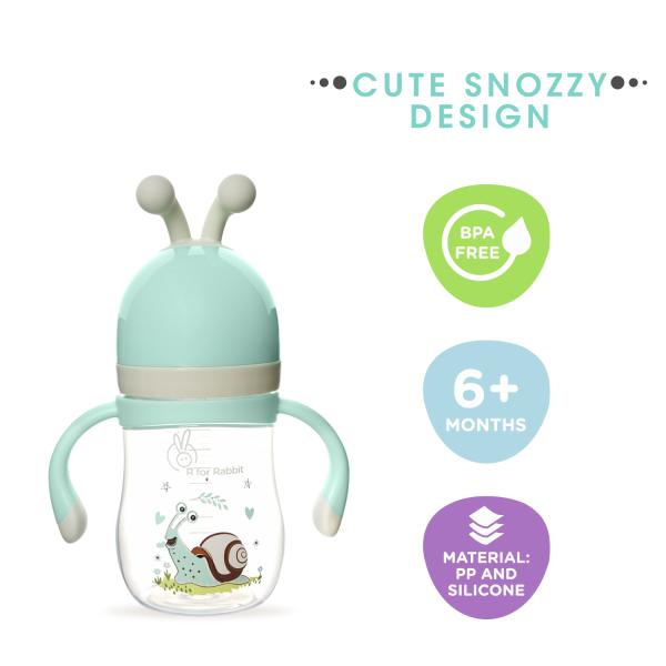 R for Rabbit Snoozy Baby Spout Sippy Cup 240 ml - Green - Feeding & Nursing