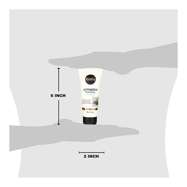 Eotiq Face Wash - Activated Charcoal 100 ml - Face Wash & Cleansers