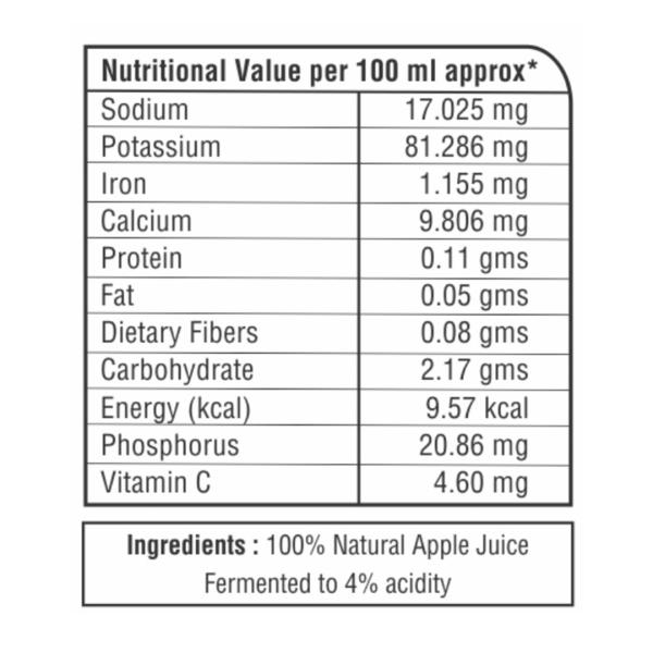 Pure Nutrition Natural Apple Cider Vinegar 500 ml - Apple Cider Vinegars