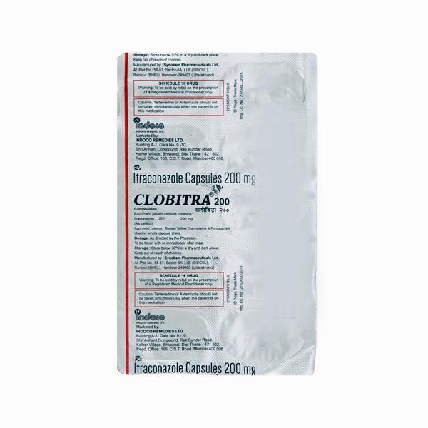 Clobitra 200mg Capsule 10'S - Fungal Infections-Anf