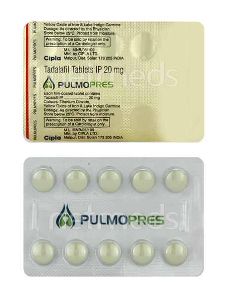 Pulmopres Tablet 10'S - Impotence/Erectile Dysfunction (Ed)