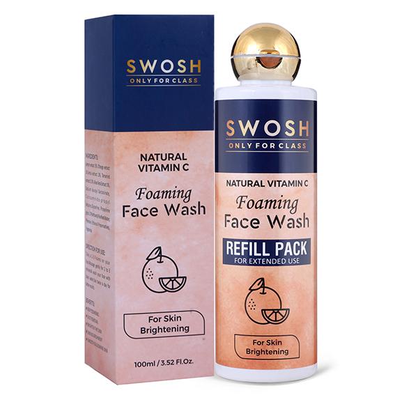 Swosh Foaming Face Wash - Natural Vitamin C 100 ml - Personal Care (Ayush)