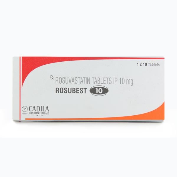 Rosubest 10mg Tablet 10'S - High Cholesterol-Dys