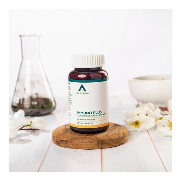 Age Ayurveda Immuno Plus Veg. Capsule (Pack of 3 x 60's) - Health Products