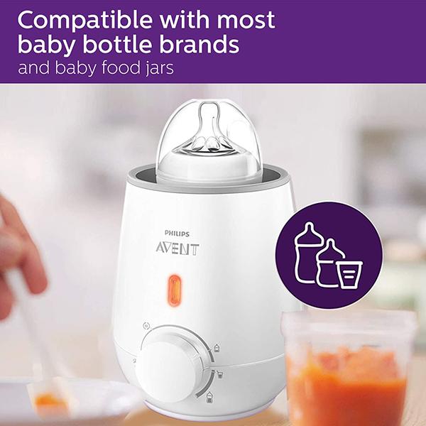 Philips Avent Fast Bottle Warmer (SCF355/06) - Baby Safety