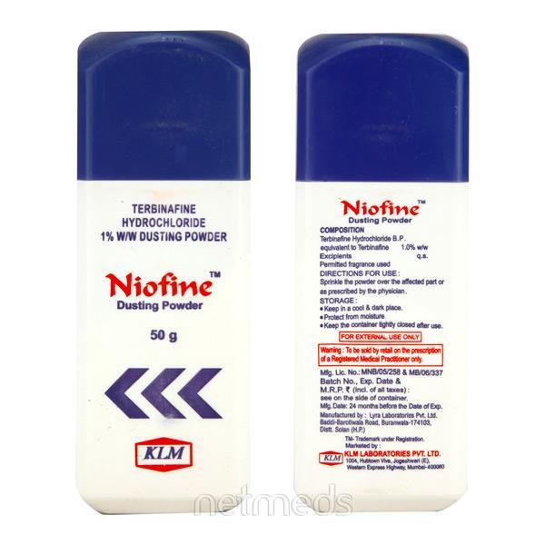 Niofine Dusting Powder 50gm - Fungal Infections-Taa