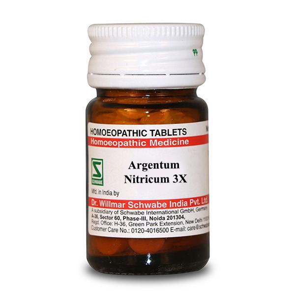 Dr.Willmar Schwabe Argentum Nitricum 3X Tablet 20 gm - Triturations (Homeo Tablets)