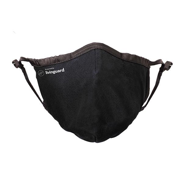Livinguard Face Mask Street Without Valve (L) - Black (Pack of 1) - Face Mask