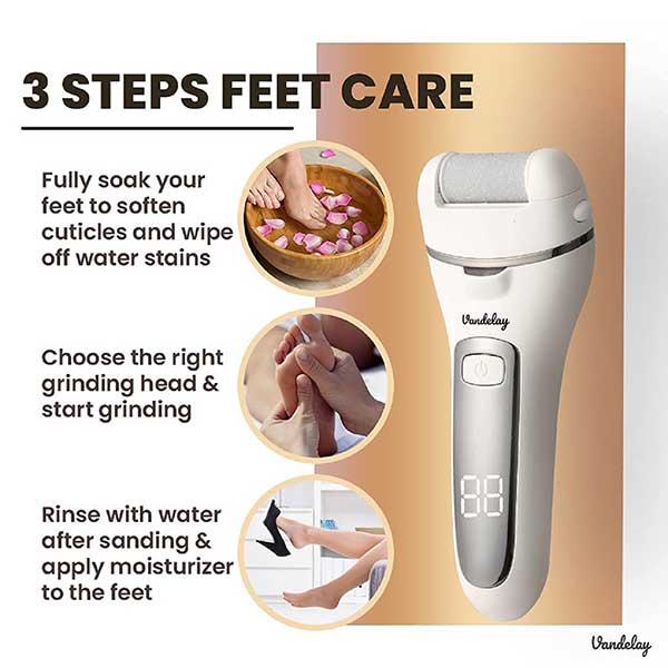 Vandelay Electric Callus Remover - Manicure & Pedicure Kits