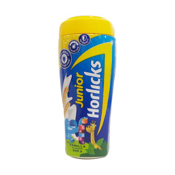 Netmeds | Junior Horlicks (1 to 6 Years) Powder - Vanilla (Pet Jar) 500 g