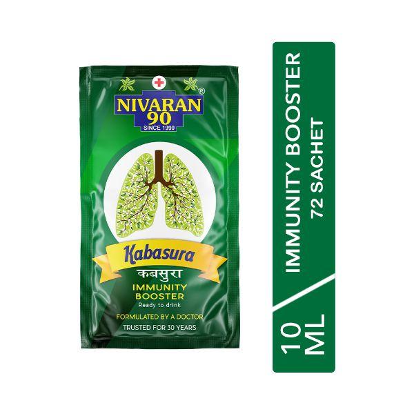 Nivaran 90 Kabasura Syrup 10ml (Pack of 72 Sachets) 1's - Speciality Medicines
