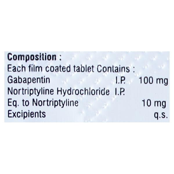 GPN 100 Tablet 10's - Neuropathic Pain-Dru