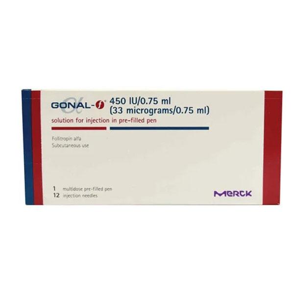 Gonal F Pen 450IU Injection 1'S - Hormonal Therapy-Tro