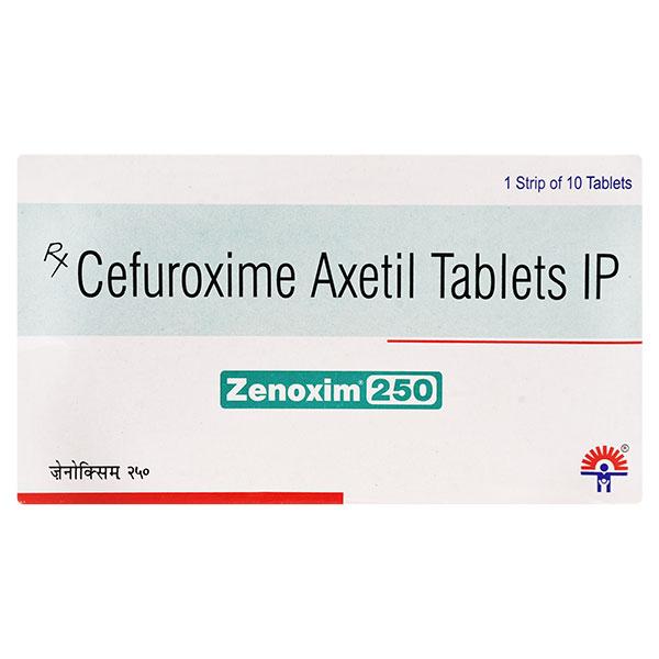 Zenoxim 250mg Tablet 10'S - Bacterial Infections-Cep
