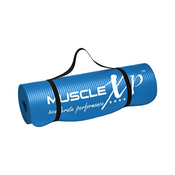 Netmeds | MuscleXP (13 mm) Thick NBR Material Yoga Mat - (Blue) 1's