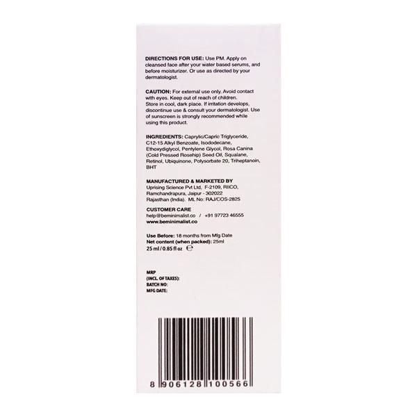 Minimalist Rx Retinol 01% Face Serum 25 ml - Face Serum