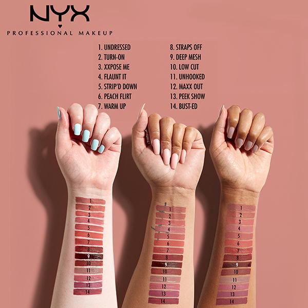NYX Professional Makeup Lip Lingerie XXL Matte Liquid Lipstick - Low Cut 4 ml - Liquid Lipsticks