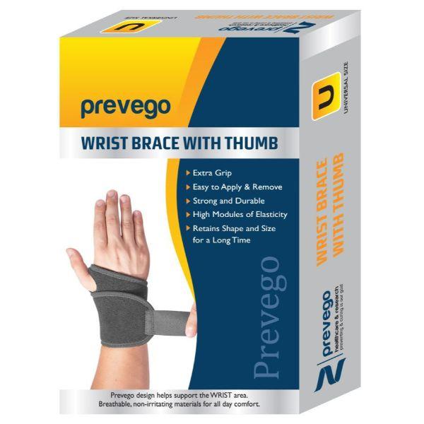 Netmeds | Prevego Wrist Brace with Thumb (Universal) 1's
