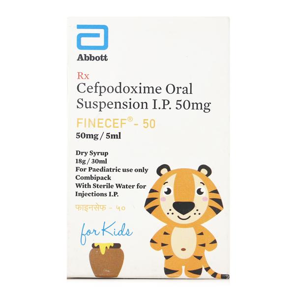 FINECEF 50mg Oral Suspension 30ml - Bacterial Infections-Cep