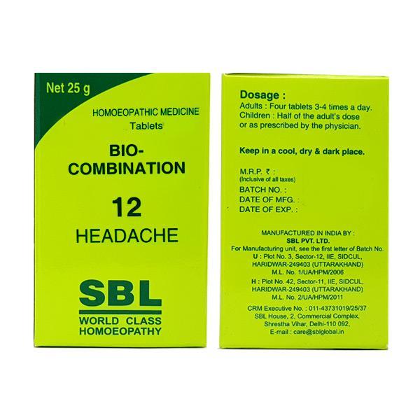 Netmeds | SBL Bio-Combination 12 Tablet 25 gm