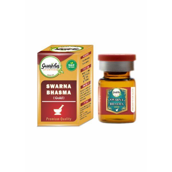 Guapha Ayurveda Swarna Bhasma (Gold) Powder 125 mg - Speciality Medicines