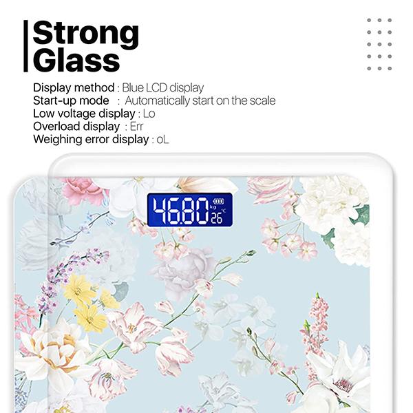 Vandelay Spirit Series Body Weighing Scale - Sweet Blossom - Weighing Scale