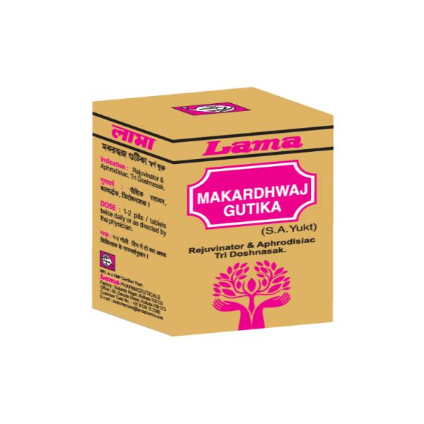 Lama Makardhwaj Gutika (S.A. Yukt) Tablet 25's - Speciality Medicines
