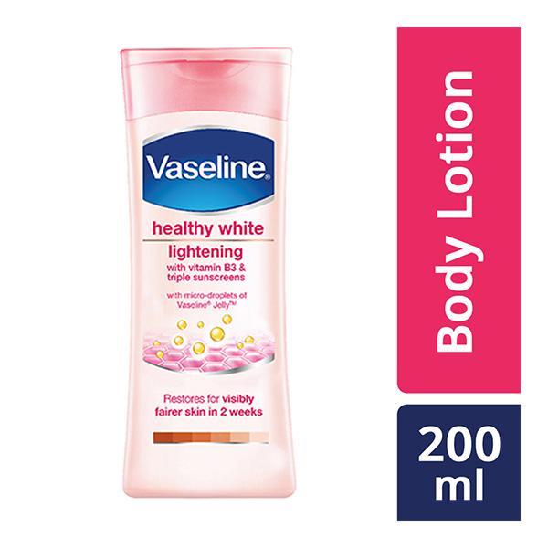 Vaseline Healthy White Lightening Body Lotion 200 ml - Lotions & Creams