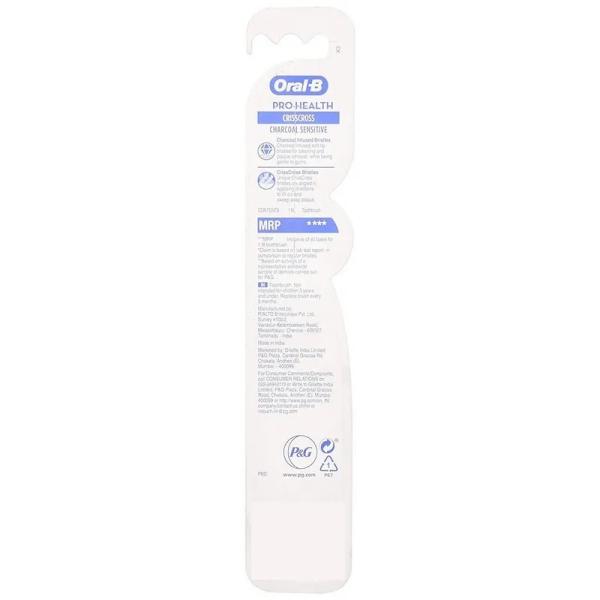 Oral-B Pro-Health Crisscross Charcoal Sensitive Extra Soft Toothbrush - Toothbrushes
