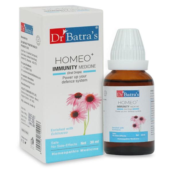 Dr Batra's Homeo+ Immunity Oral Drops (Pack 5 x 30 ml) - Speciality Medicines