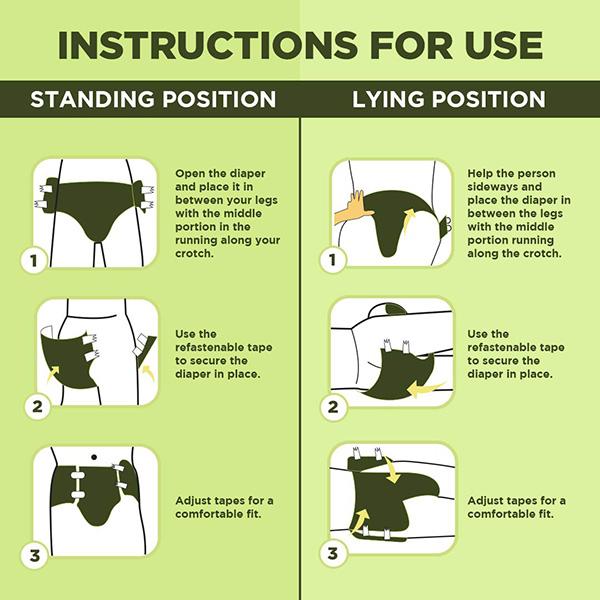 Pee Safe Adult Diaper (M-L) 10's - Adult Diapers & Pads